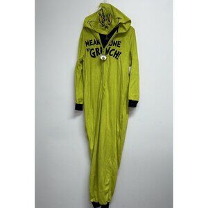The Grinch Union Suit Pajamas One Piece Costume Womens Junior Size 2X 19-21 NEW